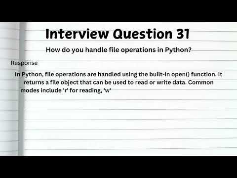TOP 50+ Python Interview Questions & Answers | Freshers & Experienced Candidates | Crack Interviews