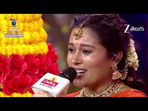 Bathukamma Song Performance By Ashwini | SaReGaMaPa The Next Singing Sensation | Sat & Sun 9 PM