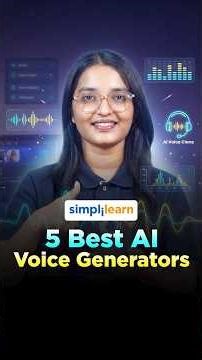Top 5 AI Voice Generators 2026 | Best AI Voice Generators In 2026 | #Shorts #simplilearn