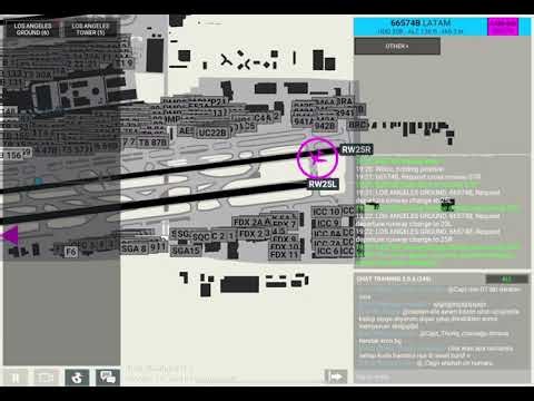 Takeoff collision avoided at Los Angeles | RFS multiplayer