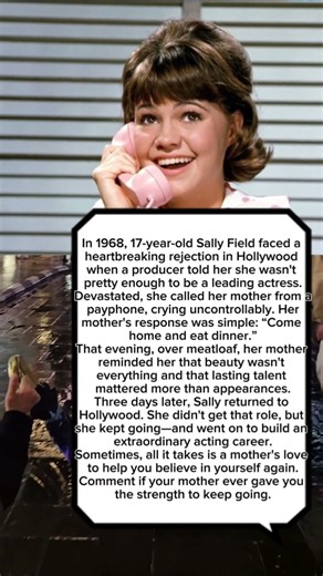Sally Field Was Told She Wasn't Pretty Enough… Her Mother's Reply Changed Everything ❤️ #Shorts