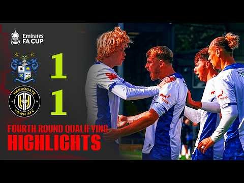 A Tense SHOWDOWN! 😱 | Bury v Harrogate Town | Highlights | Emirates FA Cup 2026-27