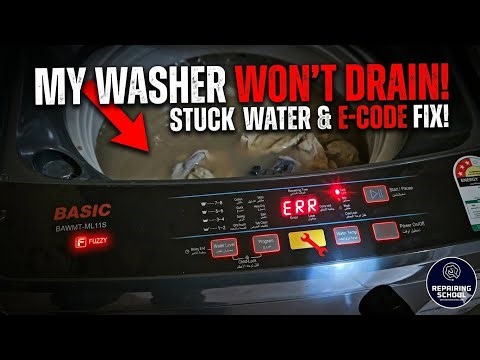 Washing Machine Not Draining? Fix It in Minutes!