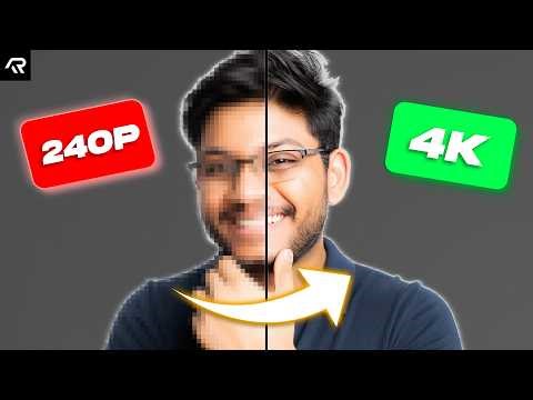This AI Video Enhancer Is Magic! | Convert Noisy Footage To 4k!