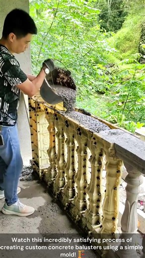 Concrete Baluster Casting