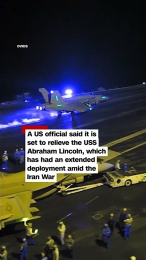 US aircraft carrier en route to relieve USS Abraham Lincoln