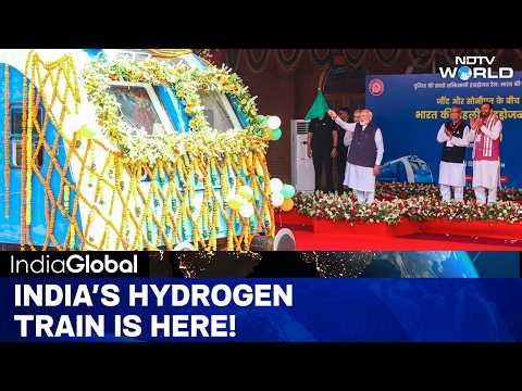 India Flags Off Its First Hydrogen Train | PM Modi's Green Rail Milestone