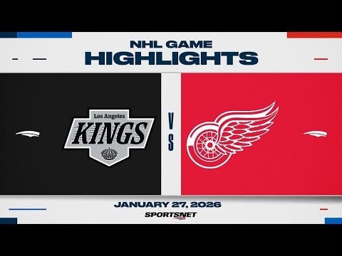 NHL Highlights | Kings vs. Red Wings - January 27, 2026