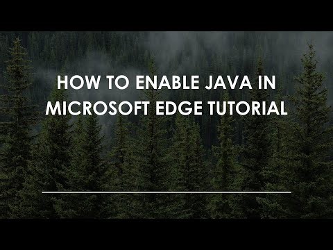 How To Enable Java In Microsoft Edge Tutorial