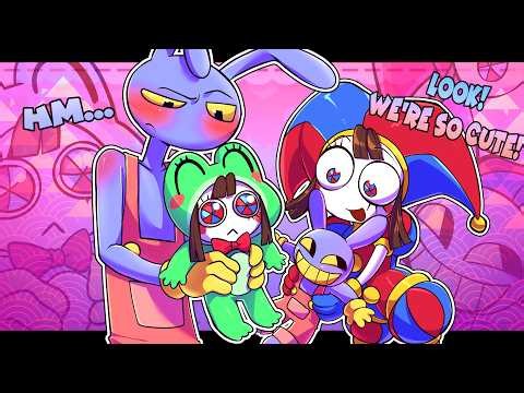 Jax X Pomni's SPOOKY Plushie Love | Jax X Ribbit| Amazing Digital Circus Comic Dub (TADC)