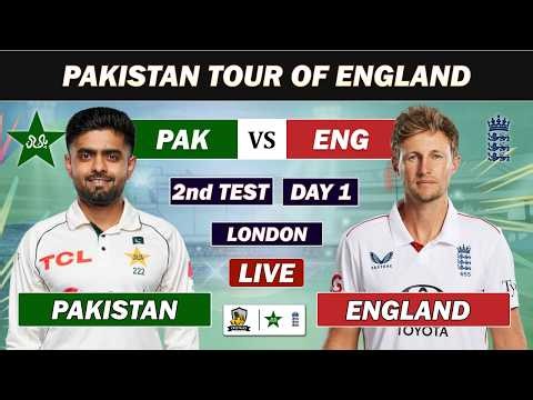 PAKISTAN vs ENGLAND 2nd TEST MATCH DAY 1 LIVE COMMENTARY | PAK VS ENG LIVE | ENG BAT
