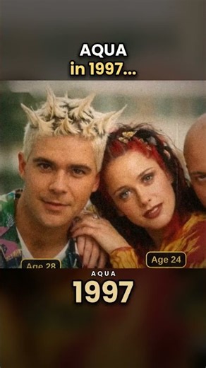 AQUA Band 1997 vs 2026 | Barbie Girl Group #aqua #barbiegirl