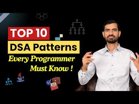 🔥 Top 10 DSA Patterns for Freshers | Crack Your Data Structures & Algorithms Interview