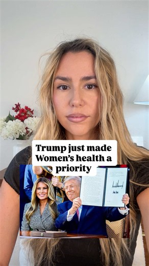 Women’s health is not a partisan issue. More research into women’s bodies, hormones, and conditions have been overlooked for decades. Thank you President Trump and First Lady Melania Trump for taking the steps to address gaps in women’s health research. 💗