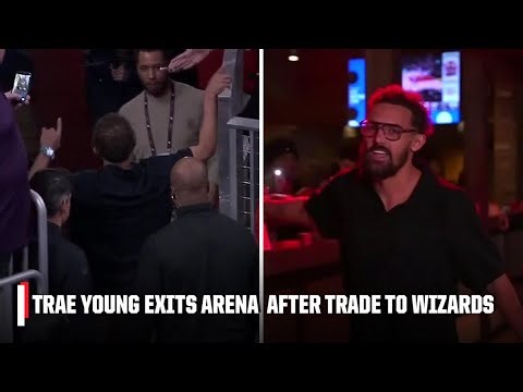 Trae Young says final goodbyes as he exits arena for the last time as an Atlanta Hawk | NBA on ESPN