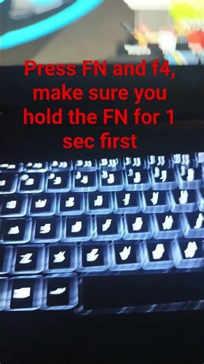 this is show to turn on keyboard light on laptop..
