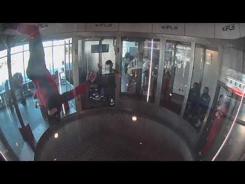 Tunnel Flying with my Husband! iFLY Sit Fly Practice