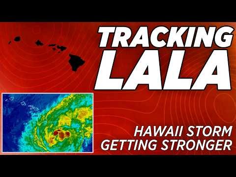 LIVE: Storm Lala Hawaii | Continuous Track, Radar and Severe Weather Updates