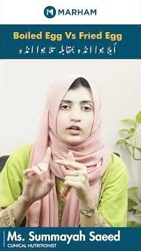 Boiled Egg VS Fried Egg | Nashte Mei Konsa Anda Khana Chahiye