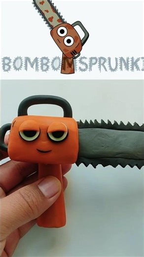My Sprunki OC: Chainsaw #sprunki #incredibox #sprunkioc #art #clay