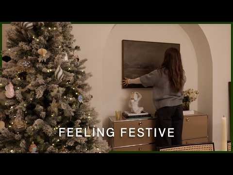 a festive weekend at home 🫶🏻🎄 baking + home decor + self care