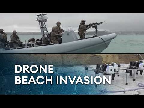 Inside the Royal Marines’ new drone-powered beach assault