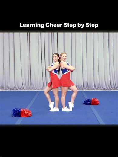 Learning Cheer Step by Step#coach #teach #cheercoach #cheerleader #tryouts #cheer #tryout #cheerleading #dance #foryou #fyp #viral #fypシ