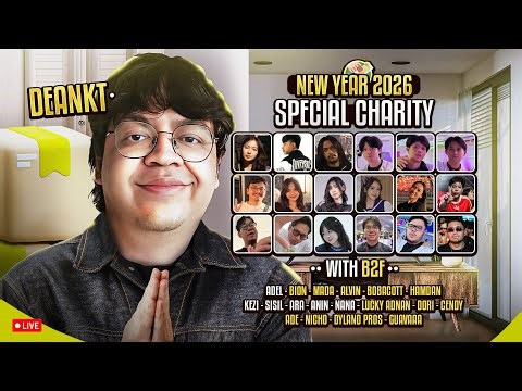 NEW YEAR CHARITY STREAM B2F (GAMES, PUNISHMENT, ETC) - 2025