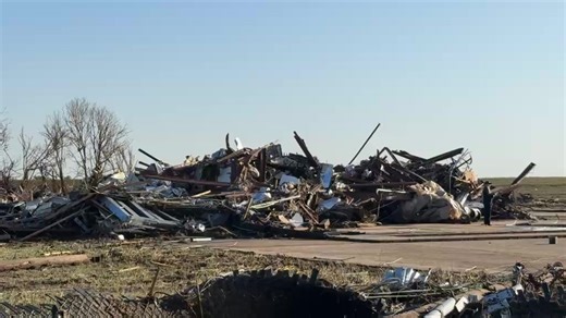‼️LIVE : Standing in the Path of Last Night’s Massive Tornado that ripped through part of Enid, Oklahoma. Prayers for the community! | Live Storm Chasers