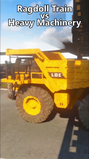 Ragdoll Train 2 | Teardown Physics #shorts