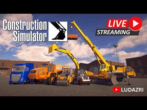 Construction Simulator LIVE 🚧 | Operating Heavy Equipment & Building Projects