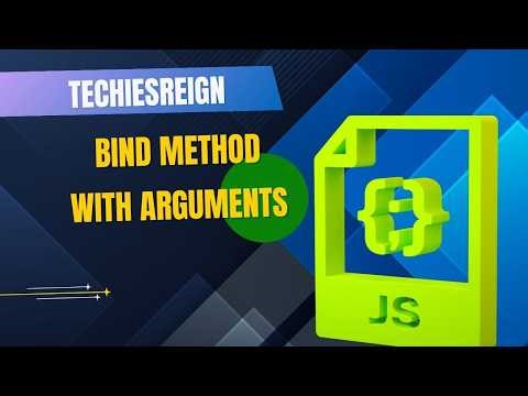 JavaScript Functions - Bind Method With Arguments