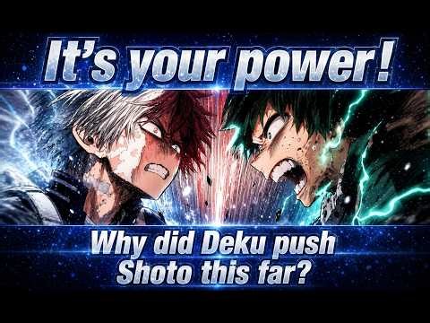 Why Did Deku Push Todoroki to Use the Fire He Rejected?