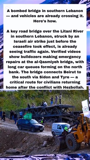 Bombed Bridge Reopens Hours After Strike — How Did Lebanon Do It?