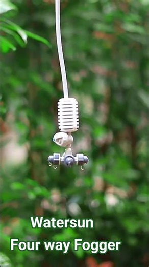 Plastic Fogger||Four way Fogger #fogger #irrigation #garden #gardening #hindisong