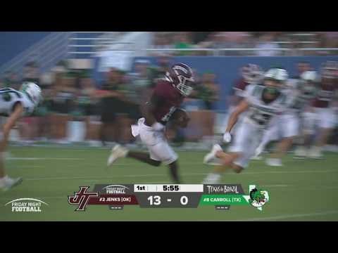 Friday Night Football: Jenks score 2nd touchdown on 2nd possession against Southlake Carroll