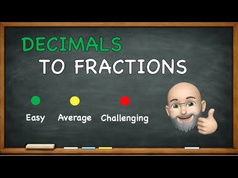 How to Convert Fractions to Decimals | Chalkboard Math
