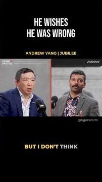 Andrew Yang Wishes He Was Wrong 😬
