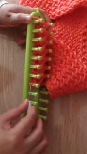 Knitting loom for beginners step by step #knitting #scarf #crochet #knitting_loom_eljammari