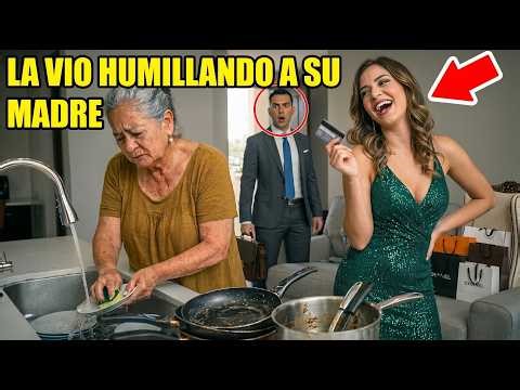 Millonario REGRESA Temprano a Casa... y Sorprende a su Esposa HUMILLANDO a su Madre