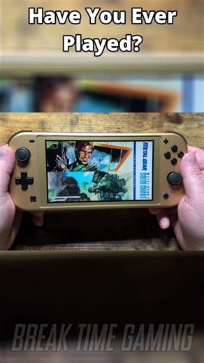 Have You Ever Played Metal Gear or Metal Gear 2 Solid Snake on the Nintendo Switch Lite