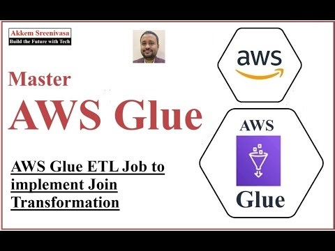 Master AWS Glue Part 11, AWS Glue ETL Job to implement Join Transformation, aws, amazon webservices,