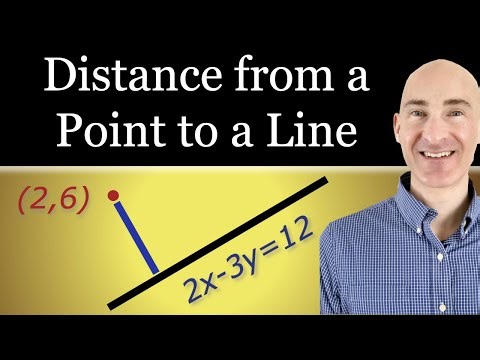 Find the Distance From a Point to a Line Without Memorizing Formulas