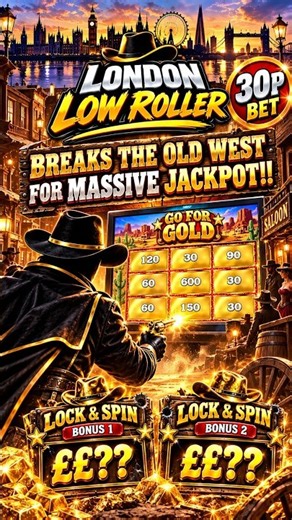 30p SHOT TURNS into a WILD WEST JACKPOT! 🤠🎰
