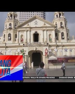 Mga deboto, nag-alay ng dasal at dumalo sa New Year's Eve mass sa Quiapo Church | Unang Balita