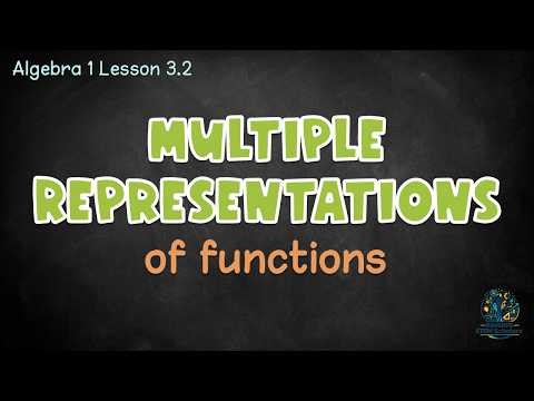 Representing Functions Made EASY | Tables, Graphs, Equations & Real-World Problems | Algebra 1