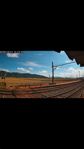 【タイムラプス】福井鉄道福武線三十八社駅ライブカメラ[Short]