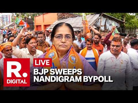LIVE: BJP’s Historic Nandigram Win Record-Breaking 1.3 Lakh Victory Margin | West Bengal