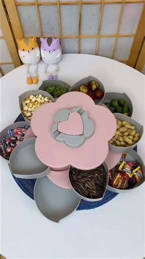 Snacks look better on this tray 🌸 #dhgate #dhgatefinds #coolgadgets