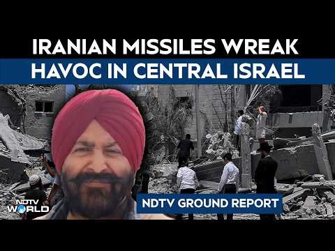 Iran Cluster Bomb Strike Hits Central Israeli Homes | Massive Damage in Residential Area